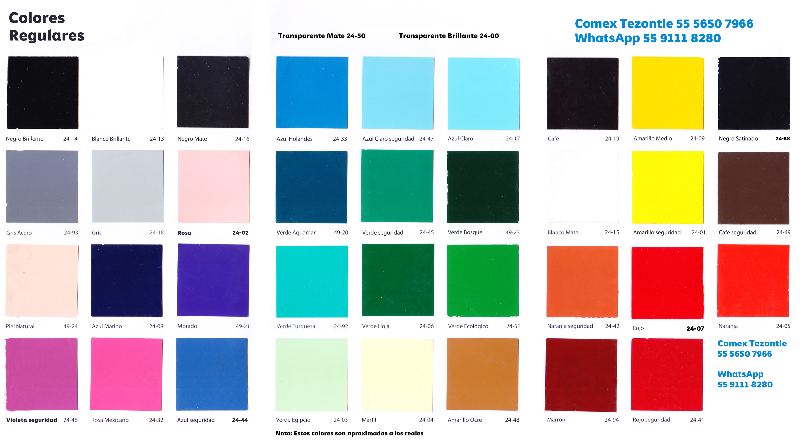 Introducir 48+ imagen catalogo de colores aerosol comex