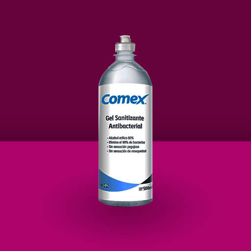 Gel sanitizante antibacterial de Comex – Tiendas Comex 24